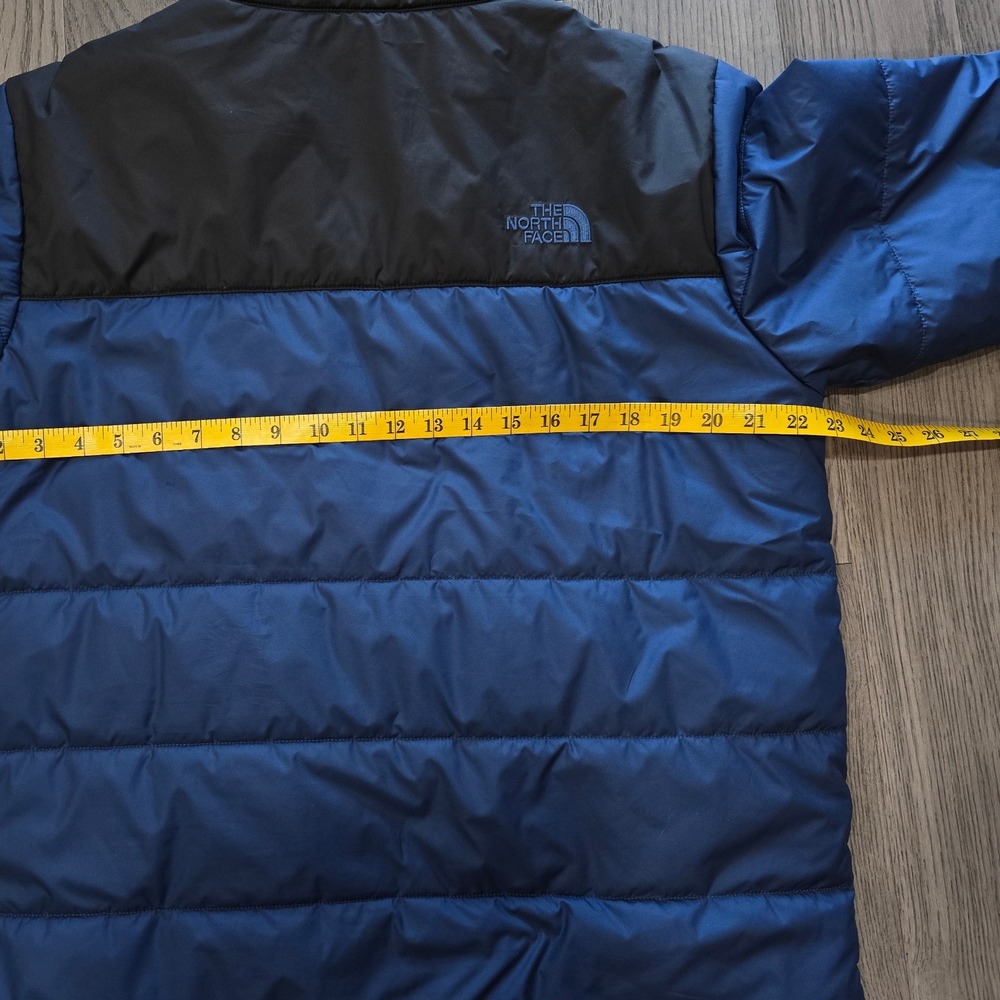 The North Face Everyday Puffer Jacket Blue Black Men's Size L w/3M Logo - Picture 9 of 11